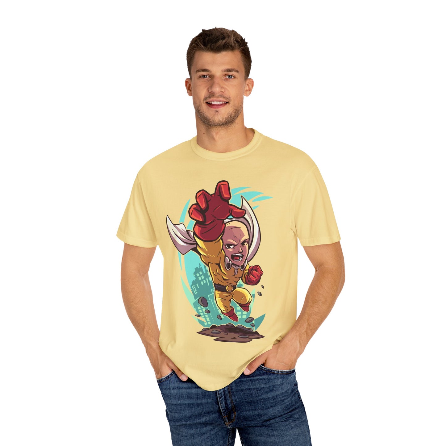One Punch Man-Inspired Hero T-Shirt | UrbanDripClothing