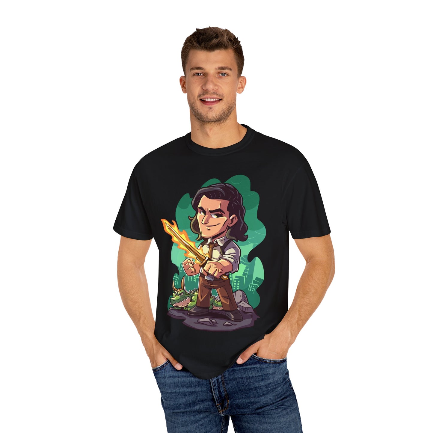 Loki-Inspired Trickster God T-Shirt | UrbanDripClothing